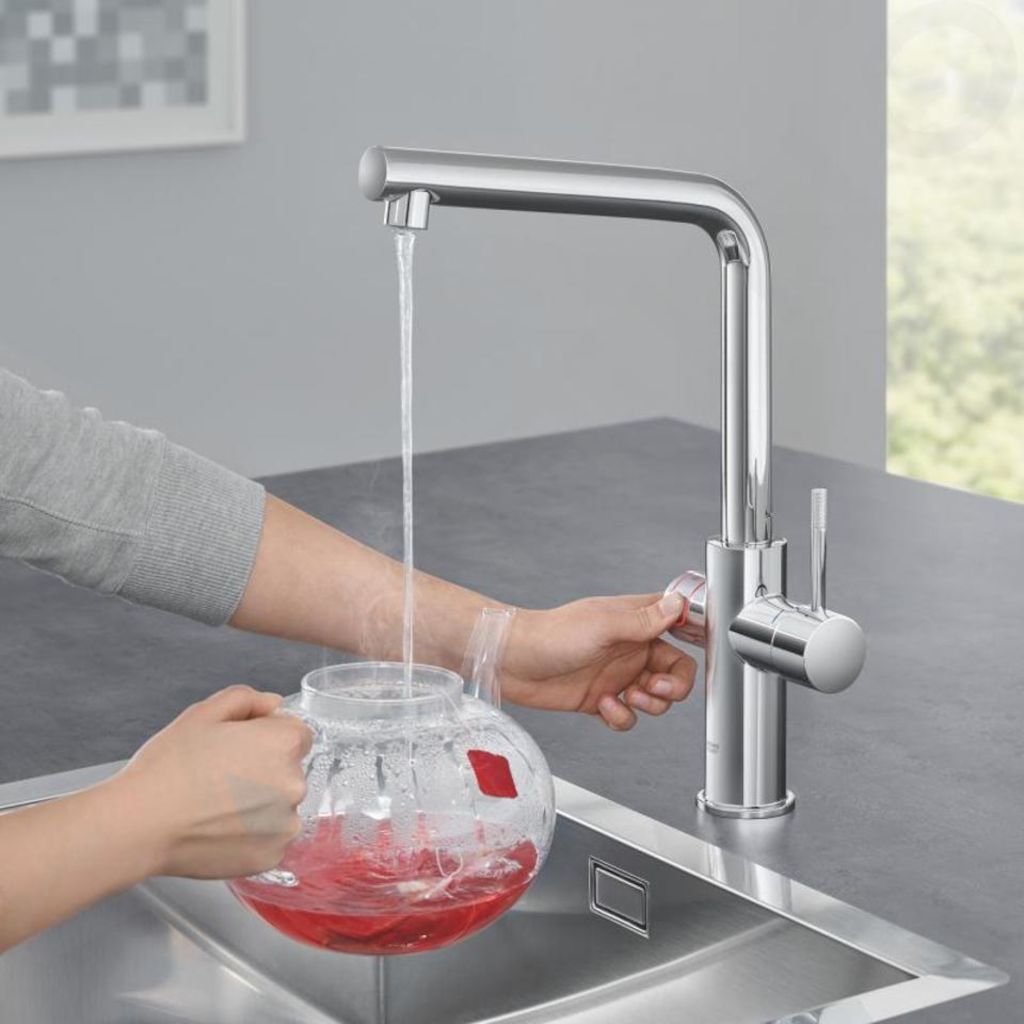 Grohe - Mitigeur eau chaude, froide et bouilleur Grohe Red